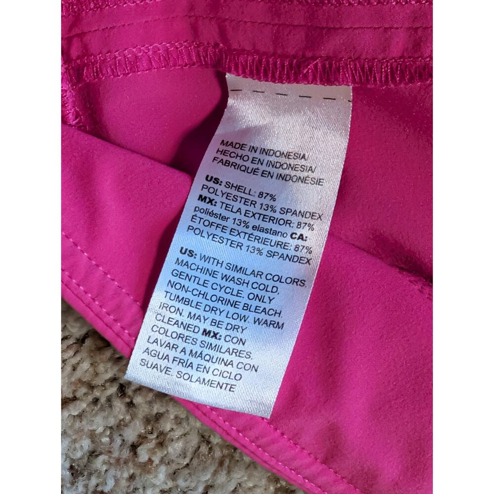 CHICOS cropped, lightweight PINK capri Pants,2/12, Stretchy performance, travel - Picture 10 of 12